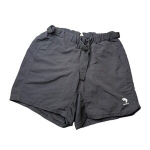 Bellwether Shorts Mens Medium Black Cycling Padded Liner Belted Gorpcore Hiking